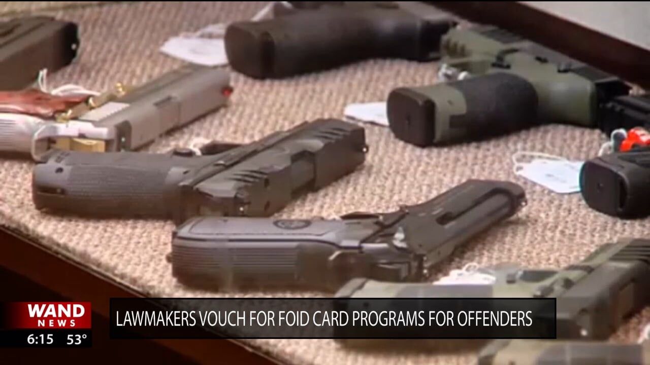 Illinois bill could allow first time weapon offenders to apply for FOID cards while participating in diversion programs